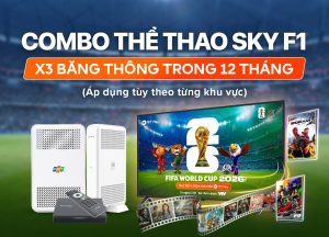 Gói Internet Combo Thể Thao Sky F1